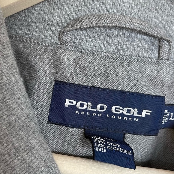 Polo GOLF Ralph Lauren Gray pullover jacket. Men’s Large - Picture 4 of 14